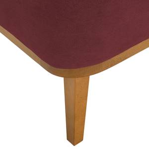 Fauteuil Farida I Velours - Microfibre Yona: Bordeaux