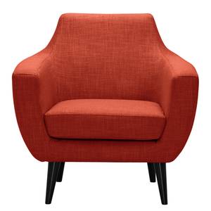 Fauteuil Torva I Tissu - Tissu Noela: Rouge brique