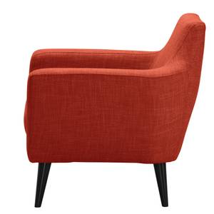 Fauteuil Torva I Tissu - Tissu Noela: Rouge brique