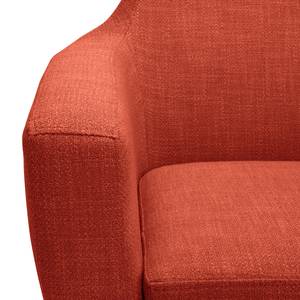 Fauteuil Torva I Tissu - Tissu Noela: Rouge brique