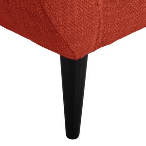 Fauteuil Torva I Tissu - Tissu Noela: Rouge brique