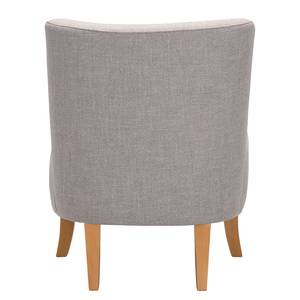 Fauteuil Tillet Tissu - Tissu Noela: Gris clair