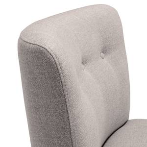 Fauteuil Tillet Tissu - Tissu Noela: Gris clair