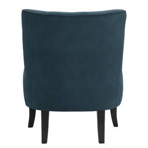 Fauteuil Tillet Tissu - Microfibre Yona: Bleu marine