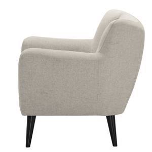 Fauteuil Polva I Velours - Tissu Nere: Gris clair