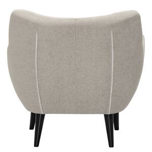 Fauteuil Polva I Velours - Tissu Nere: Gris clair