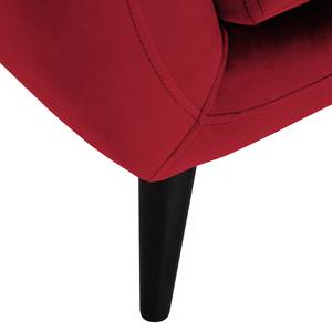 Fauteuil Polva I Velours - Velours Ravi: Rouge