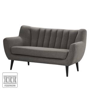 Sofa Polva I (2-Sitzer) Webstoff Nere: Grau