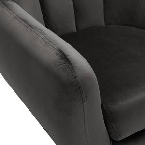 Fauteuil Polva I Velours - Velours Ravi: Gris