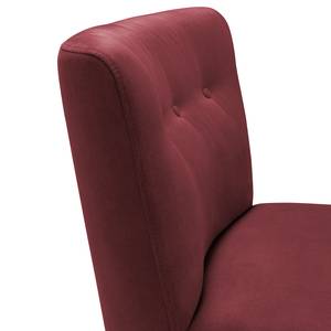 Fauteuil Tillet Tissu - Microfibre Yona: Bordeaux