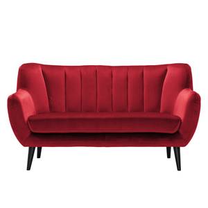 Sofa Polva I (2-Sitzer) Samt Ravi: Rot