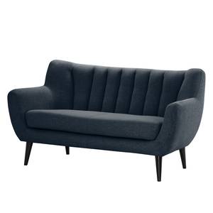 Sofa Polva I (2-Sitzer) Webstoff Nere: Marineblau