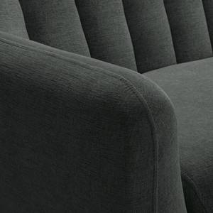 Sofa Polva I (2-Sitzer) Webstoff Nere: Schwarz