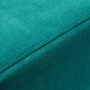 Repose-pieds Oldbury I Tissu - Tissu Lito: Turquoise