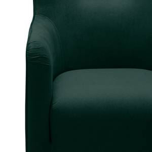 Fauteuil Oldbury I Tissu - Microfibre Sela: Pétrole