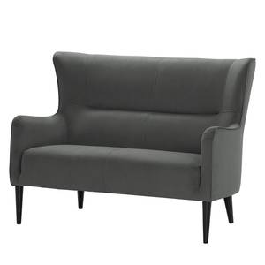 Sofa Oldbury I (2-Sitzer) Microfaser Sela: Dunkelgrau