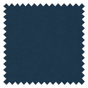 Gestoffeerde hocker Oldbury I geweven stof - Microvezel Sela: Briljant blauw