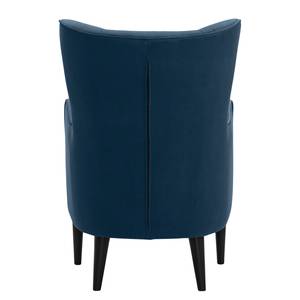 Fauteuil Oldbury I geweven stof - Microvezel Sela: Briljant blauw