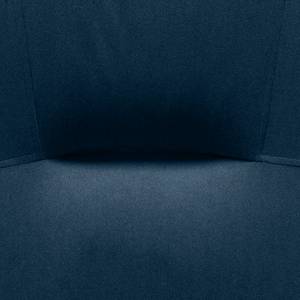 Fauteuil Oldbury I geweven stof - Microvezel Sela: Briljant blauw