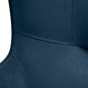 Fauteuil Oldbury I geweven stof - Microvezel Sela: Briljant blauw