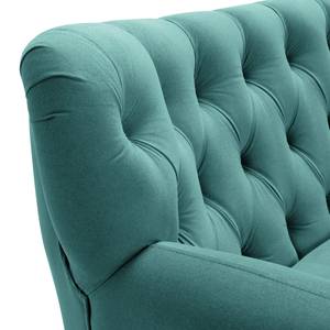 Sofa Lowen I (2,5-Sitzer) Microfaser - Microfaser Sela: Brilliantblau