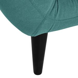 Canapé Lowen I (2-3 places) Velours - Microfibre Sela: Bleu brillant