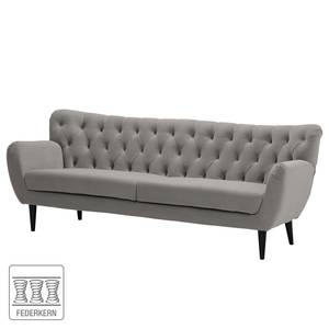 Sofa Lowen I (2,5-Sitzer) Microfaser - Microfaser Sela: Grau