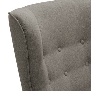 Fauteuil Leke I Tissu - Tissu Voer: Gris foncé