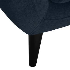 Sofa Lowen I (2,5-Sitzer) Microfaser - Webstoff Nere: Marineblau