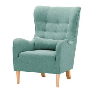 Fauteuil Leke I Tissu - Tissu Voer: Bleu clair