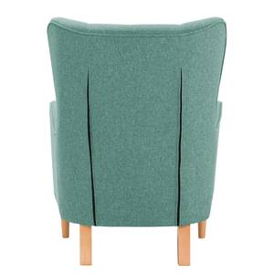 Fauteuil Leke I Tissu - Tissu Voer: Bleu clair