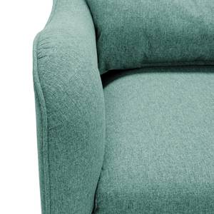 Fauteuil Leke I geweven stof - Geweven stof Voer: Lichtblauw