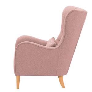 Fauteuil Leke I geweven stof - Geweven stof Voer: Roza