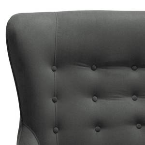 Sofa Leke I (3-Sitzer) Microfaser Sela: Dunkelgrau