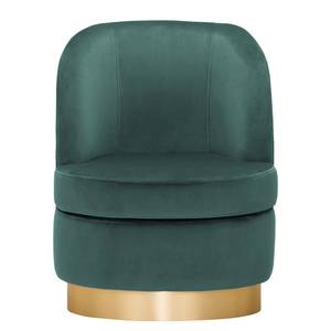 Fauteuil Chanly Velours - Velours Ravi: Pétrole