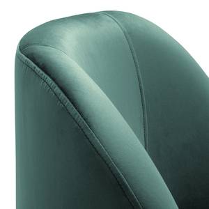 Fauteuil Chanly Velours - Velours Ravi: Pétrole