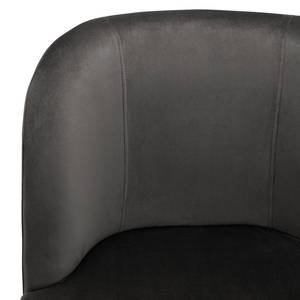 Fauteuil Chanly Velours - Velours Ravi: Gris