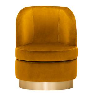 Fauteuil Chanly fluweel - Velours Ravi: Mosterdgeel