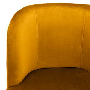 Fauteuil Chanly fluweel - Velours Ravi: Mosterdgeel