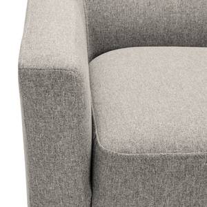 Fauteuil Bette I geweven stof - Grijs