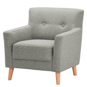 Fauteuil Bette II geweven stof - Grijs