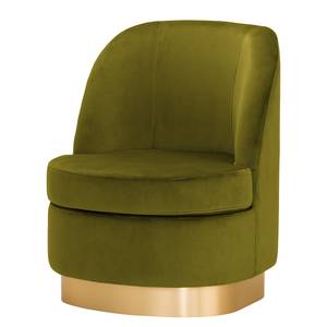 Fauteuil Chanly fluweel - Velours Ravi: Avocado