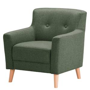Sessel Bette I Webstoff - Grün