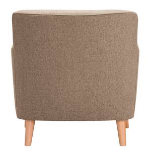 Fauteuil Bette I Tissu - Cappuccino