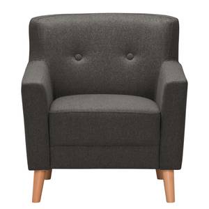 Fauteuil Bette I Tissu - Noir