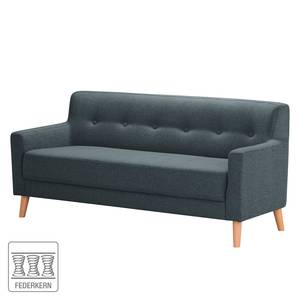 Sofa Bette I (3-Sitzer) Webstoff - Blau