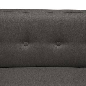 Sofa Bette I (2-Sitzer) Webstoff - Schwarz