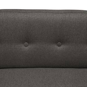 Sofa Bette I (3-Sitzer) Webstoff - Schwarz