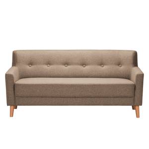 Sofa Bette I (3-Sitzer) Webstoff - Cappuccino