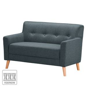 Sofa Bette I (2-Sitzer) Webstoff - Blau
